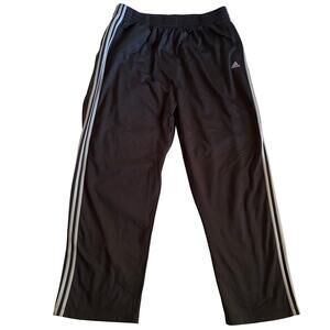 Vintage Adidas Track Pants Mens 2XL XXL Wide Leg Baggy Y2K 2000s Button Up